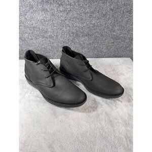Kenneth mens size 10 boots carlino chukka black leather